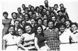 lavoratrici del tabacco in gita anni 1960