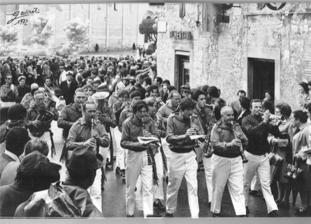 banda musicale festa dei Ceri 1972