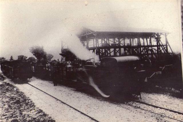 piano di carico lignite stazione Branca