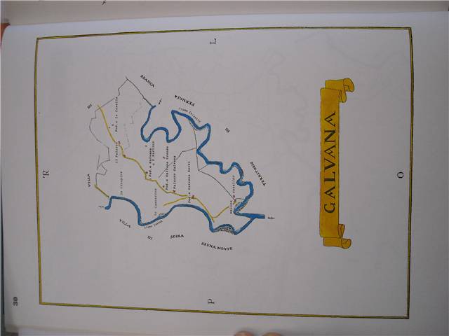 Estratto mappa galvana 1700